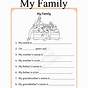Family Worksheet For Grade 2