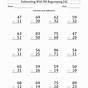 Subtraction With Regrouping Free Worksheets