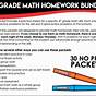 4th Grade Math Worksheets Printable Packet
