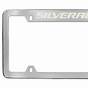 Chevrolet Silverado License Plate Frames