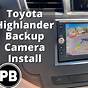 2023 Toyota Highlander Backup Camera Settings