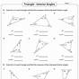Exterior Angle Worksheets