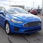 Blue Ford Fusion 2019
