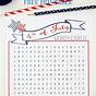 Free Printable 4th Of July Word Search