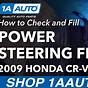 Power Steering Fluid Honda Crv 2007