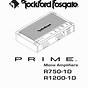 Rockford Fosgate R1200-1d Wiring Diagram