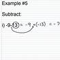 Integer Subtraction