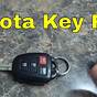 Toyota Corolla Lost Key