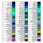 Rgb Color Chart Printable