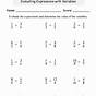 Cross Multiplication Worksheet With Answers