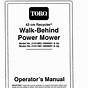 Toro Mower 21387 Owners Manual