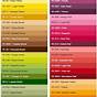 Easy Care Paint Color Chart