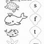 Kindergarten Lessons Ocean Animals Worksheet