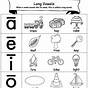 Long Vowel A Worksheets For Kindergarten