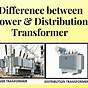 Distribution Transformer Vs Power Transformer
