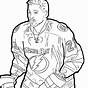 Hockey Player Colouring Pages