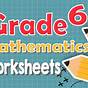 Math Worksheets Grade 6