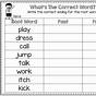 Ing Words First Grade Worksheet