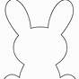 Printable Bunny Cut Out