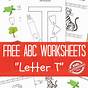 Free Letter T Worksheets