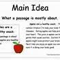 Main Idea Worksheets 2nd Grade