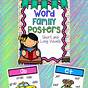 Word Family Anchor Charts
