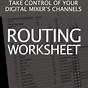 X32 Routing Worksheet