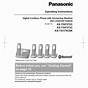 Panasonic Kx-tgf370 User Manual