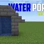 Water Portal Minecraft