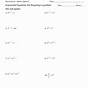 Exponential Functions Worksheets With Answers