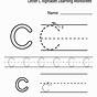 Find The Letter C Worksheets For Preschoolers