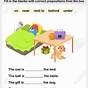 Preposition Worksheet For Grade 1