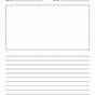 Lined Paper 3rd Grade Printable