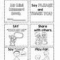 Manner Worksheets For Preschool