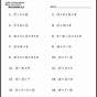 5th Grade Pemdas With Exponents Worksheets