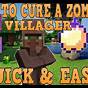 How To Cure Zombie Villager Minecraft