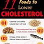 Printable List Of Foods To Lower Cholesterol