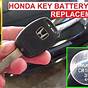 Honda Civic 2017 Key Fob Battery