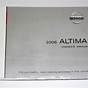 Nissan Altima Owners Manual