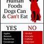 List Of Foods Dogs Can T Eat Printable