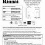 Rinnai Rur 199 Installation Manual