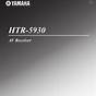 Yamaha Htr 5935 Manual