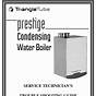 Prestige Triangle Tube Manual