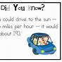 Fun Facts For 1st Graders