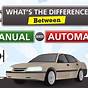 Difference Between Manual And Automatic Car