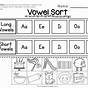 First Grade Phonics Worksheets Vowel Sounds