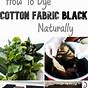 How To Dye Cotton Naturally