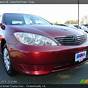Red Toyota Camry 2005