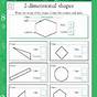 Identifying 2 Dimensional Shapes Worksheets