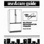 Whirlpool Wrb119wfbb00 Refrigerator Owner's Manual